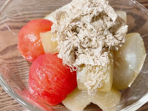 【簡単】瓜とトマトのお出汁漬け